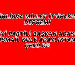 Millet İttifakı’nın Başkan Adayı Çekildi!