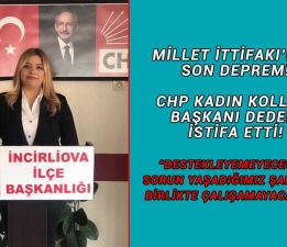 CHP Kadın Kolları Başkanı Dedeli İstifa Etti