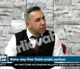 Zafer Mahallesi Adayı Öztürk, TVDen’e Katıldı