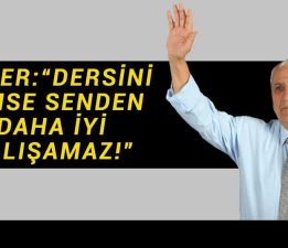 Yener: “Kimse senin ve partin kadar dersine iyi çalışamaz!”