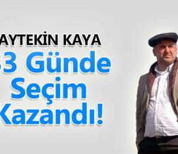 33 Günde Seçim Kazandı