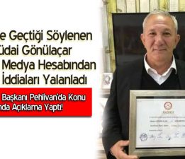 Gönülaçar, Sosyal Medya’dan Açıklama Yaptı