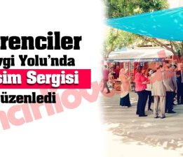 Öğrenciler Açık Hava Sergisi Düzenledi