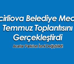 Temmuz Ayı Meclis Toplantısı Gerçekleştirildi