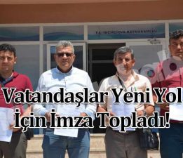 Vatandaşlar Yollarının Açılması İçin İmza Topladı!